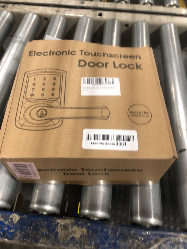 Photo 1 of **MISSING KEYS**HIDALIFE Keyless Entry Door Lock, Electronic Keypad Door-Lock with Handle, Touchscreen, Auto-Locking, Anti-peep Password, Easy to Install for Front Door Home Appartment Office Satin Chrome