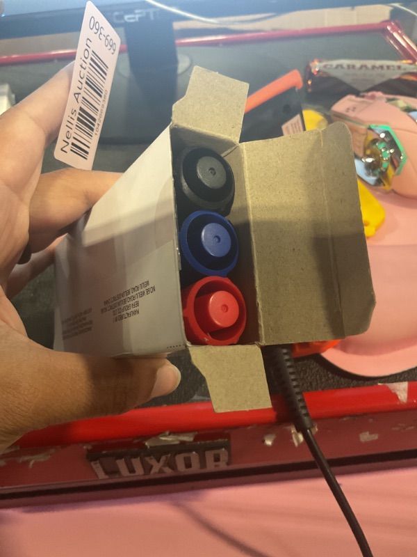 Photo 1 of Amazon Basics Dry Erase Markers For Whiteboards, Chisel Tip, Low-Odor, Black, Red, Blue, Pack of 3