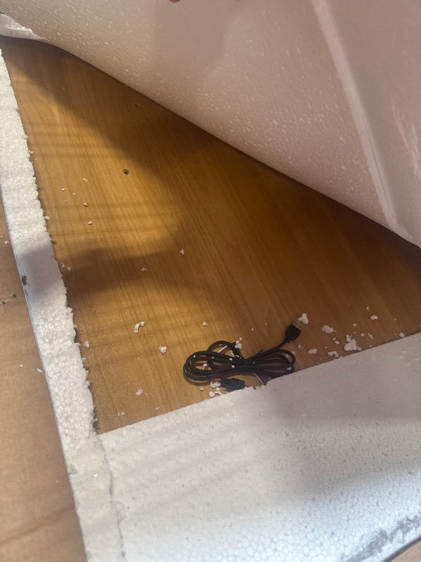 Photo 1 of FDW Dining Table Set Glass Dining Room Table Set for Small Spaces Kitchen Table 
***No chairs****