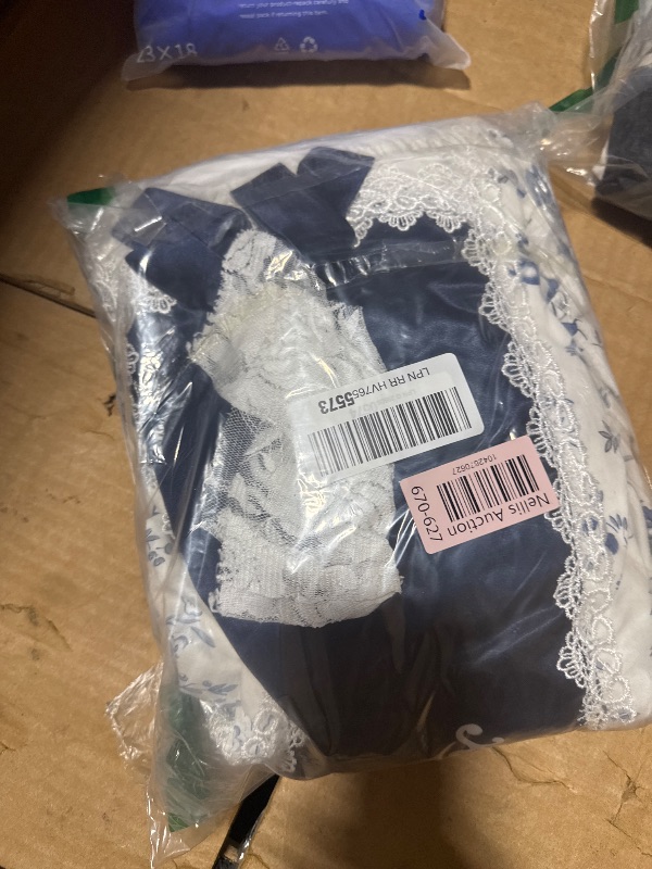 Photo 1 of ***MEDIUM SIZE*** CosplayDiy Women's Rococo Ball Gown Gothic Victorian Dress Costume Navy Blue Flower