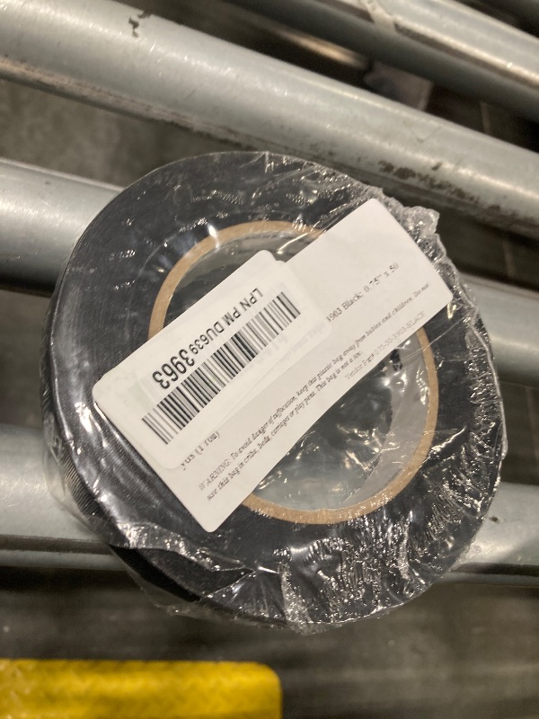 Photo 1 of 3M Black Vinyl/Rubber Adhesive Duct Tape 3903, 0.75-50-3903-BLACK 12.6 psi Tensile Strength, 50 yd. Length, 0.75" Width