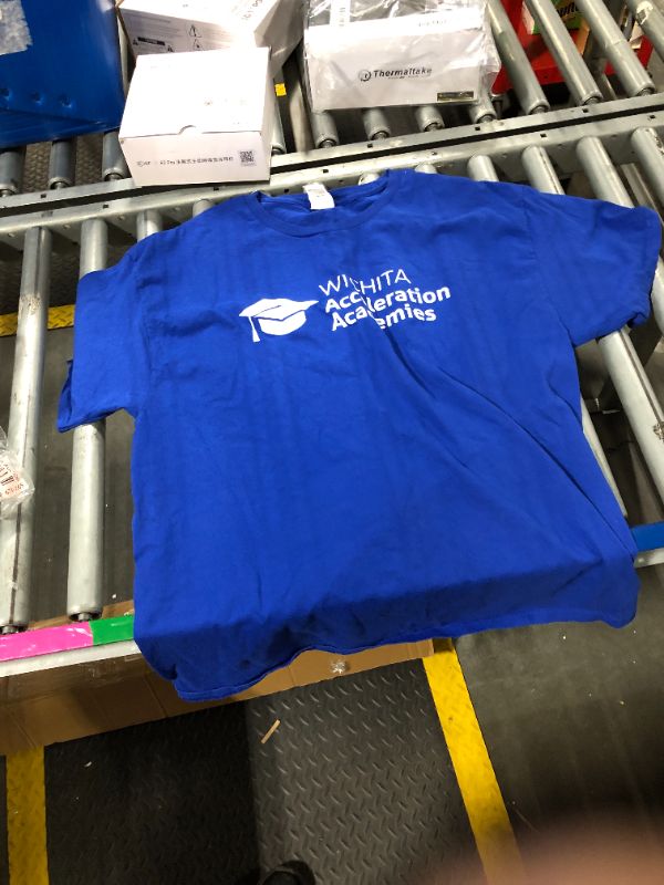 Photo 1 of ***LARGE SIZE*** Wichita acceleration academy t-shirt blue color