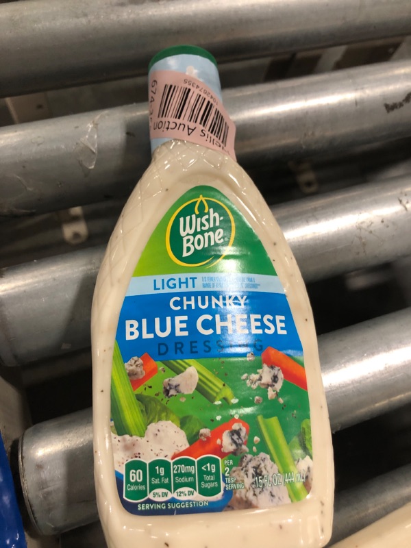 Photo 1 of (expired)
Wish-Bone Light Chunky Blue Cheese Salad Dressing 15 Fl Oz