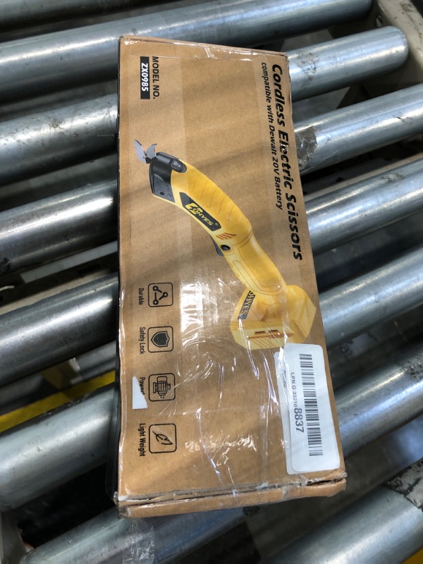 Photo 1 of Cordless Power Scissors Compatible with DeWALT 20v Max Battery for Fabric Leather Carboard Cutter Festival Decoration Hard-Plastic(Battery not included)