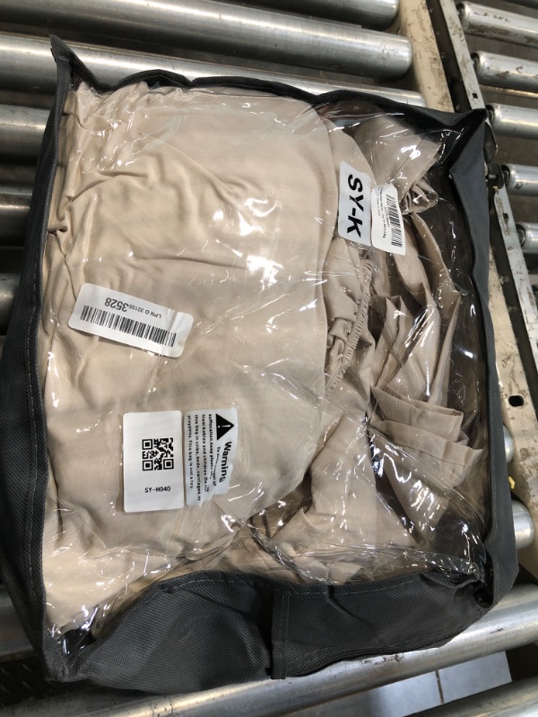 Photo 1 of **COMFORTER MISSING***
Litanika Beige King Size Comforter Set with Sheets - 7 Pieces Bed in a Bag King Boho Tufted Complete Beddding Sets with Comforter, Sheets, Pillowcases & Shams