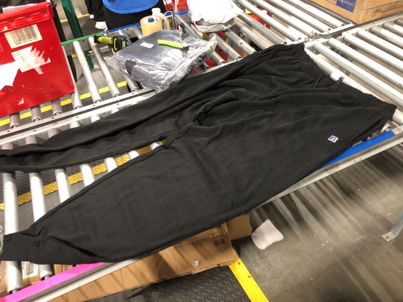 Photo 1 of ***SIZE 3XLT*** Russell Athletic Big and Tall Sweatpants for Men – Fleece Mens Jogger Sweatpants Black