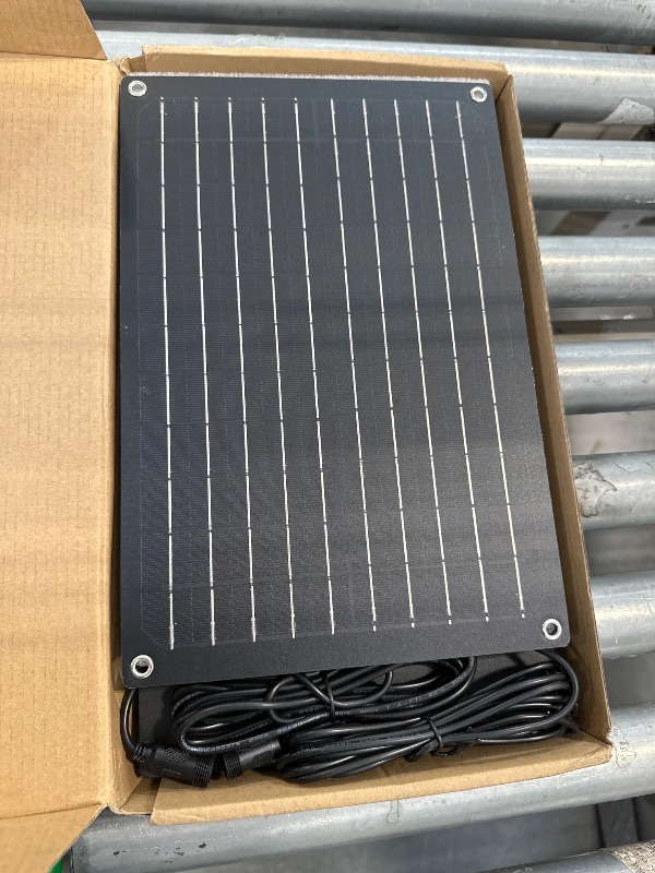 Photo 1 of DC HOUSE 20W Solar Powered Dual Metal Shell Exhaust Fan Kit for Chicken Coops, Greenhouses, Sheds, Pet Houses, and Windows - Waterproof and Plug & Play