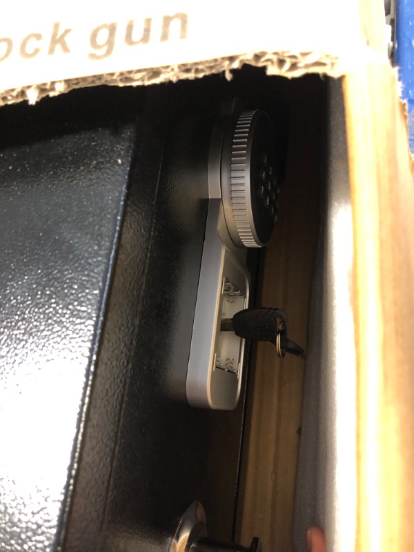 Photo 1 of 2-3  Safe,  safes for Home Rifle and Pistols, Gun Safe for Guns with Quick Access, Gun Safes for Rifles and Shotguns with Removable Gun Racks and Pockets