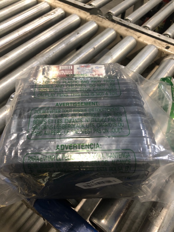 Photo 1 of Tribello Small Storage Container Bin With Lids, 1.25Q Mini Plastic Storage Container With Latching Lids For Organizing - Tinted - (8’ x 6” x 3”) 1.25 Quart - Set of 6 - Made in EU