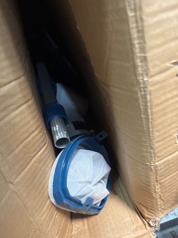 Photo 1 of ** SEE NOTES ** 
Pool Vacuum for Above Ground Pool with a Telescopic Pole, Running time up to 1H, T403 Handheld Rechargeable Pool Cleaner with Powerful Suction up to 18.5 gallons/min, Ideal for Leaves, Debris