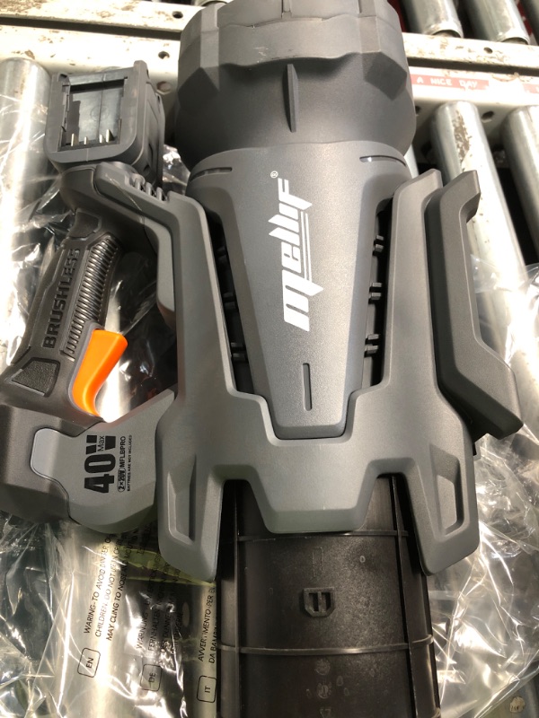 Photo 1 of (no refund) (not functional) (sold for parts only) Mellif Cordless Leaf Blower Compatible with Dewalt 20V Max Batteries (Tool ONLY) - 570 CFM, 145 MPH