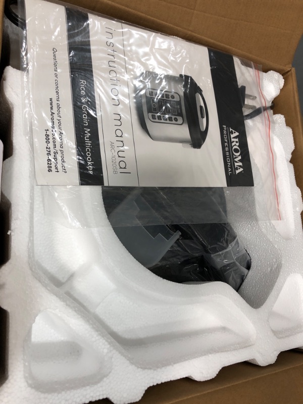 Photo 1 of Aroma Housewares AROMA® Professional 20-Cup (Cooked) / 5Qt. Digital Rice Cooker, Steamer, and Slow Cooker Pot with 10 Smart Cooking Modes, Including Sauté-then-Simmer®