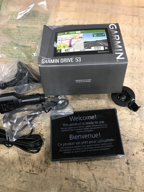 Photo 1 of Garmin Drive™ 53 GPS Navigator, High-Resolution Touchscreen, Simple On-Screen Menus and Easy-to-See Maps, Driver Alerts