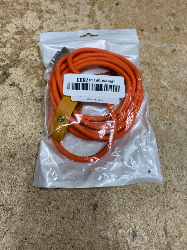Photo 1 of 120W Chubby Type C Cable 180°Rotating Fast Charge Cable USB C Cable Heavy Duty Unbreakable Silicone,Compatible with Samsung Galaxy S10 S9,Note 9 8,A11,V35,Moto Z2,etc(6.6FT Orange)