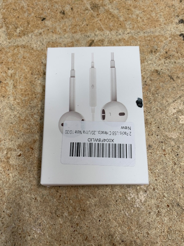 Photo 1 of 2 Packs USB C Headphones for iPhone 16/15 Pro Max Plus Type C Earbuds Wired Earphones with Mic & Remote Control Noise Cancelling for iPhone 16/15 pro, iPad Pro, Galaxy S23/S22/S21/S20/Ultra Note 10/20