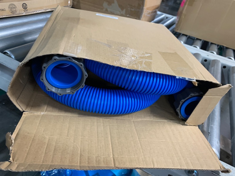 Photo 1 of 2 Pcs 1.5 Inch Hoses for Above Ground Pools - 1 1/2 Inch Diameter, 59" Long Pump Hose Replacement Filter Accessories