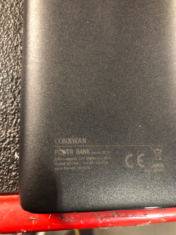 Photo 1 of ***(STOCK PHOTO FOR REFERENCE ONLY)***
CONXWAN Powerstation with PD Power Bank - 10,000 mAh Large Internal Battery, (2) USB-A Port and (1) 20W USB-C PD Fast Charging Input/Output Port, Travel-Friendly