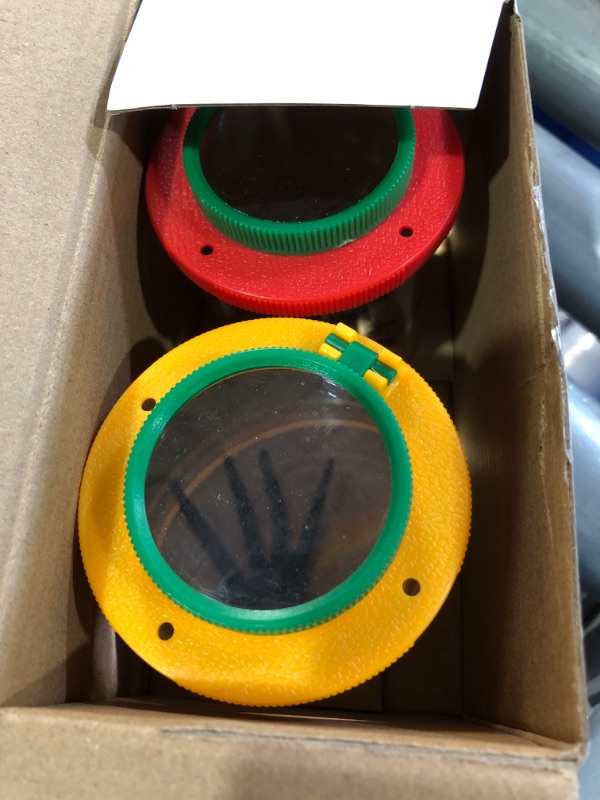 Photo 1 of 2 Pieces Bug Jars Insect Viewer Catcher Bug Magnifying Insert Box Insect Cage Container for Kids Children Science Nature Exploration Tool