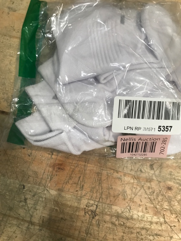 Photo 1 of adidas Women's Cushioned Quarter Socks (3-Pair) with Arch Compression, White/Clear Onix Grey, Medium