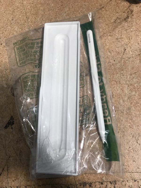 Photo 1 of Apple Pencil Pro: Latest Model - Device Compatibility Check Required - Pixel-Perfect Precision, Tilt and Pressure Sensitivity, Perfect for Note-Taking, Drawing, and Art. Charges and Pairs Magnetically