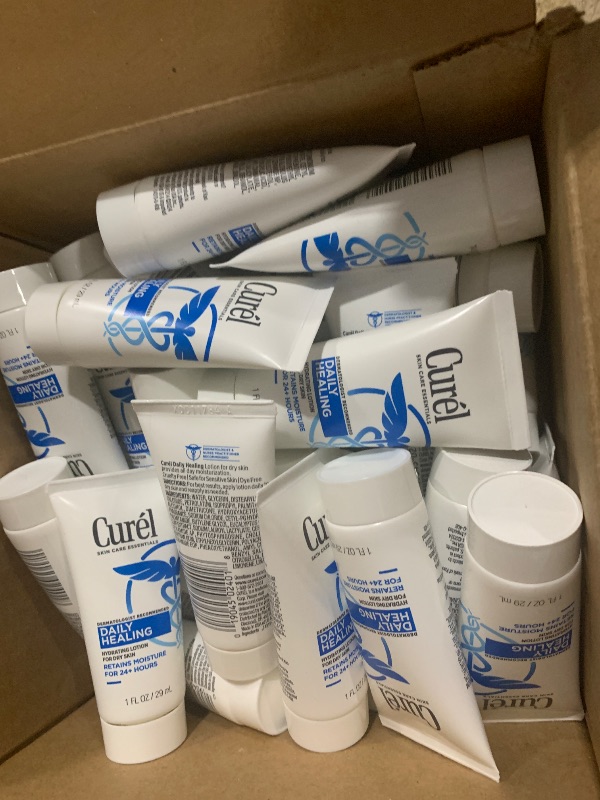 Photo 1 of Curel Daily Healing Body Lotion for Dry Skin, Dermatologist Recommended Hydrating Body Lotion with Advanced Ceramides Complex 1 Oz, Pack of 30