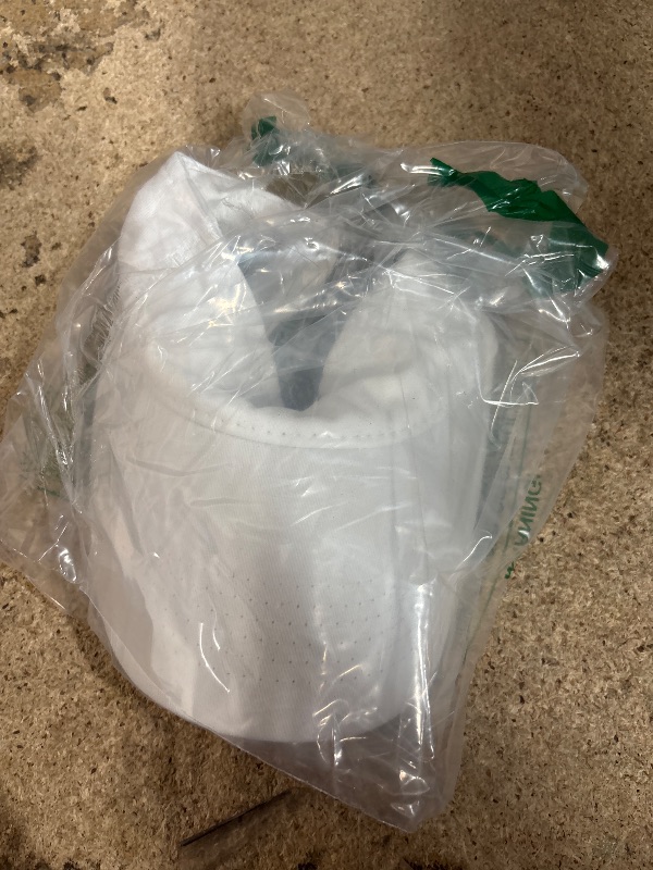 Photo 1 of ANDICEQY Sport Sun Visor Hats Adjustable Empty Top Baseball Cap Cotton Ball Caps for Women and Men (White)