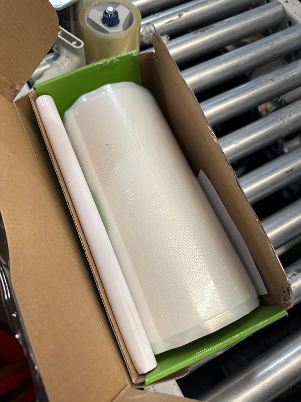 Photo 1 of (FACTORY SEALED INSIDE) Syntus 11" x 150' Food Vacuum Seal Roll Keeper with Cutter Dispenser, Commercial Grade Vacuum Sealer Bag Rolls, BPA Free Food Vac Bags, Ideal for Storage, Meal Prep and Sous Vide