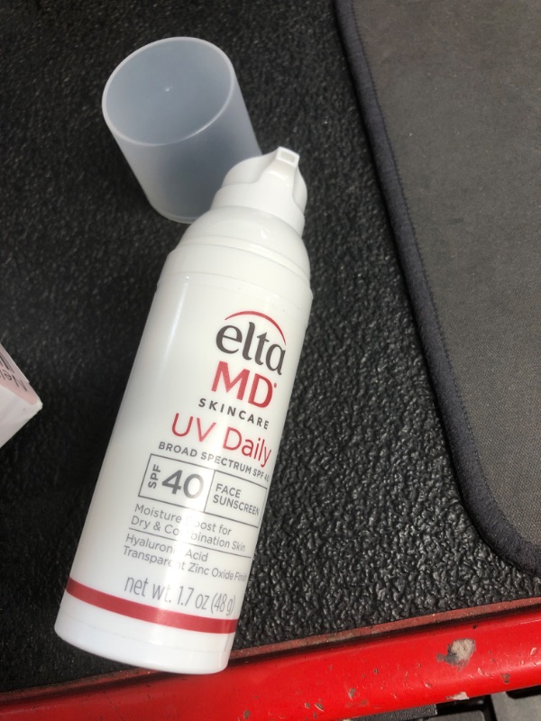 Photo 1 of ***NON REFUNDABLE, EXPIRES 11/2026*** EltaMD UV Daily SPF 40 Face Sunscreen Moisturizer with Zinc Oxide, Daily Face Moisturizer with SPF, Sunscreen, For Dry Skin 1.7 oz Pump