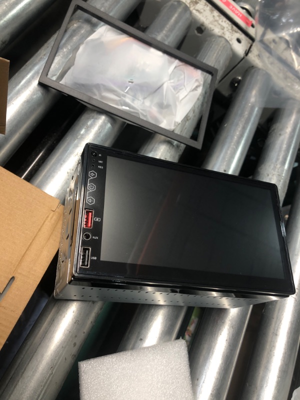 Photo 1 of [Upgraded DSP] 7'' Wireless Double Din Car Stereo Apple Carplay Android Auto, 240W Enhanced DSP Sound, FM/AM Radio, 7 Inch LCD Ultra HD Touchscreen, Bluetooth Handsfree, Waterproof Backup Camera, SWC