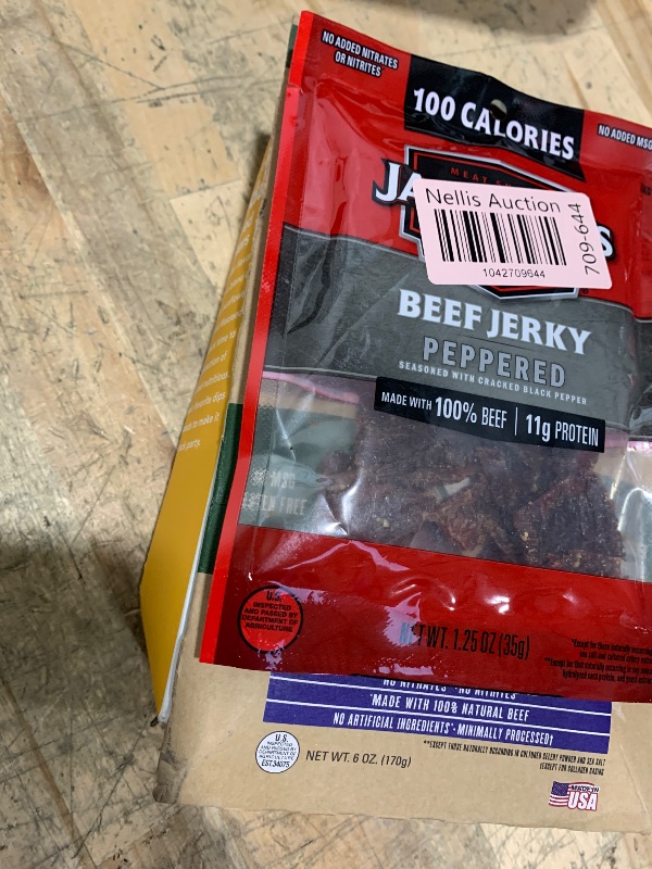 Photo 1 of 365 by Whole Foods Market Cheddar Almond Flour Crackers EXP: 4/26/25, Jack Link's Original Beef Jerky - 2.6oz EXP: 6/15/25, AND Old Wisconsin Natural Cut Hardwood-Smoked Beef Snack Sticks 6 Oz EXP: 4/27/25
