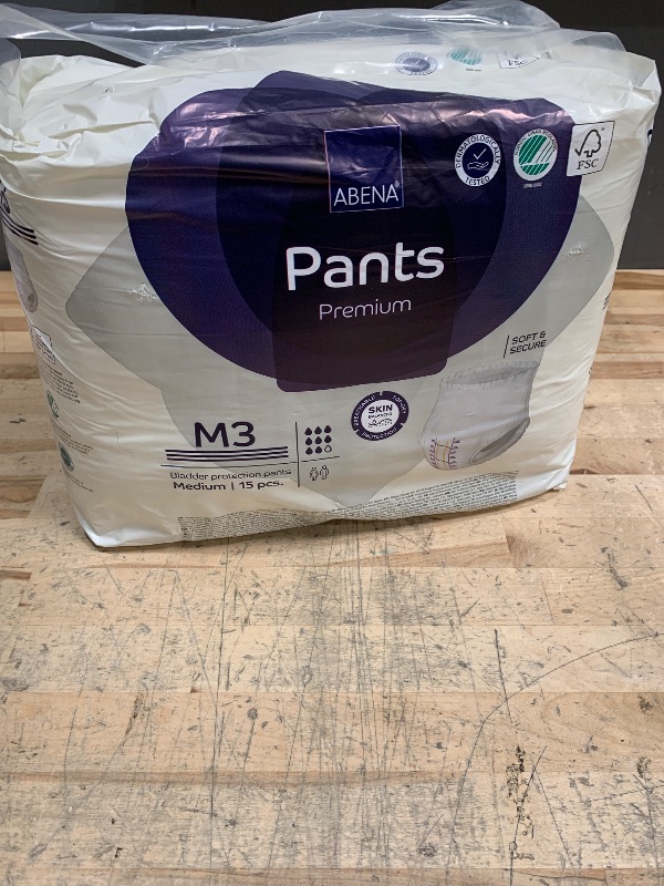 Photo 1 of Abena Pants, Premium Protective Underwear, Level 3, (Medium To Extra Large), Medium, 15 Count