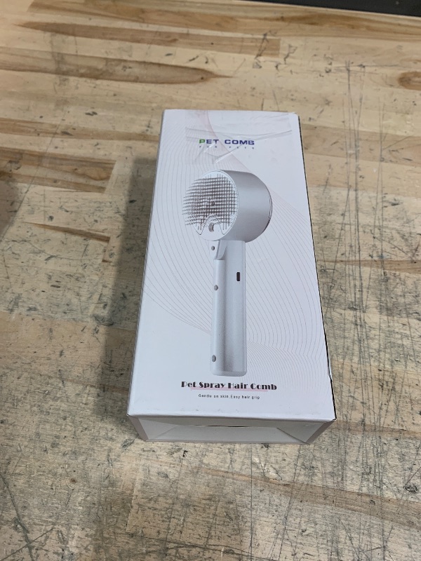 Photo 1 of Cat Steam Brush for Shedding Spritz Defur Comb for Cats Cloud Care Cat Brush for Indoor Cats Shedding Steam Cat Brush for Long Short Hair Cats Dogs 2024 New Spray Pet Grooming Brush for Massage Clean