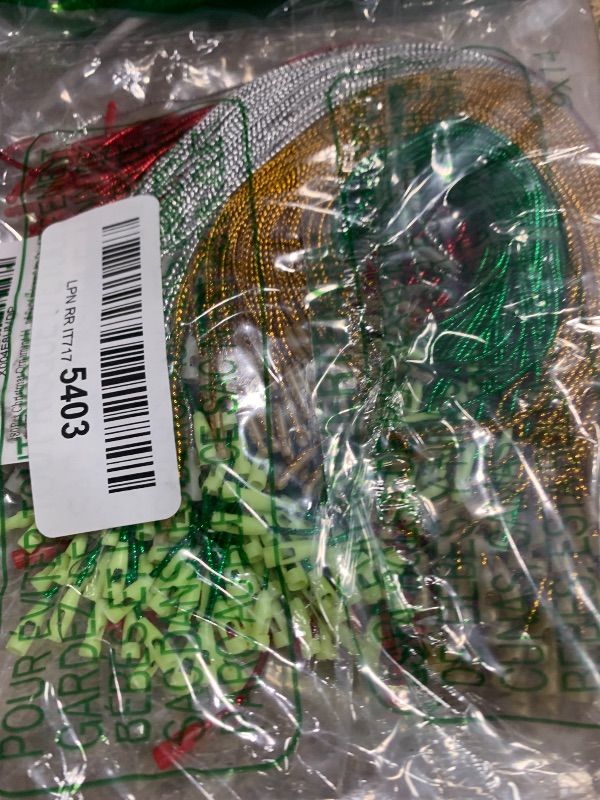 Photo 1 of 480 Pcs Christmas Ornament Hooks, Ornament Hangers with Snap Ornament String for Christmas Tree Holiday Party Hanging Ribbon Decorations Ropes Easy and Fast Locking(Mix Color)