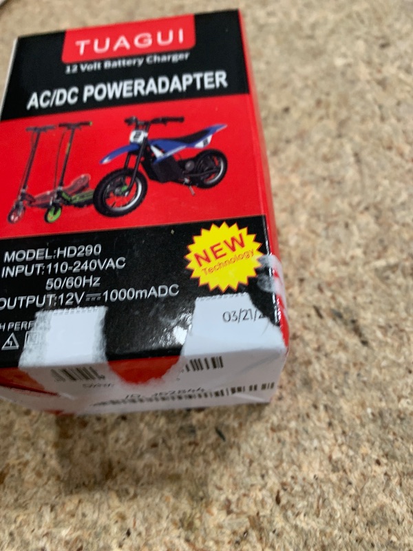 Photo 1 of 12V Charger for kidzone Bumper car,12v Battery Charger for Ride On Toys,cargador para carro eléctrico de niño, Kids Bumper Car Replacement Charger