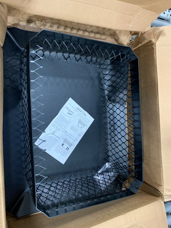 Photo 1 of HY-C Bolt-On Chimney Cover - Black Galvanized Steel Chimney Cap, Chimney Flue Cover Fits Existing Tiles, Chimney Vent Cap (13" x 18") HY-C SC1318