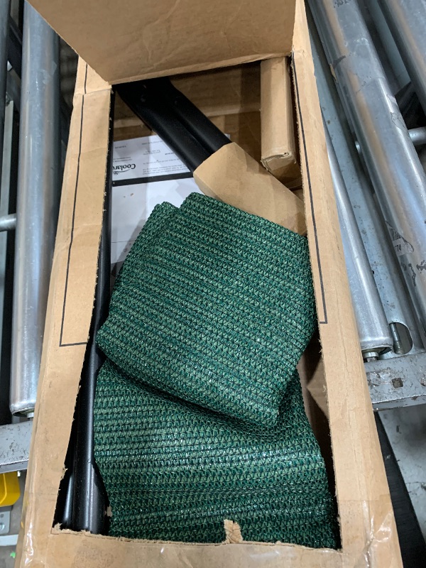 Photo 1 of ***MISSING HARDWARE*** Gale Pacific Coolaroo The Original Cooling Elevated Dog Bed, Indoor and Outdoor, Large, Brunswick Green, 51.00" x 31.50" x 8.00"