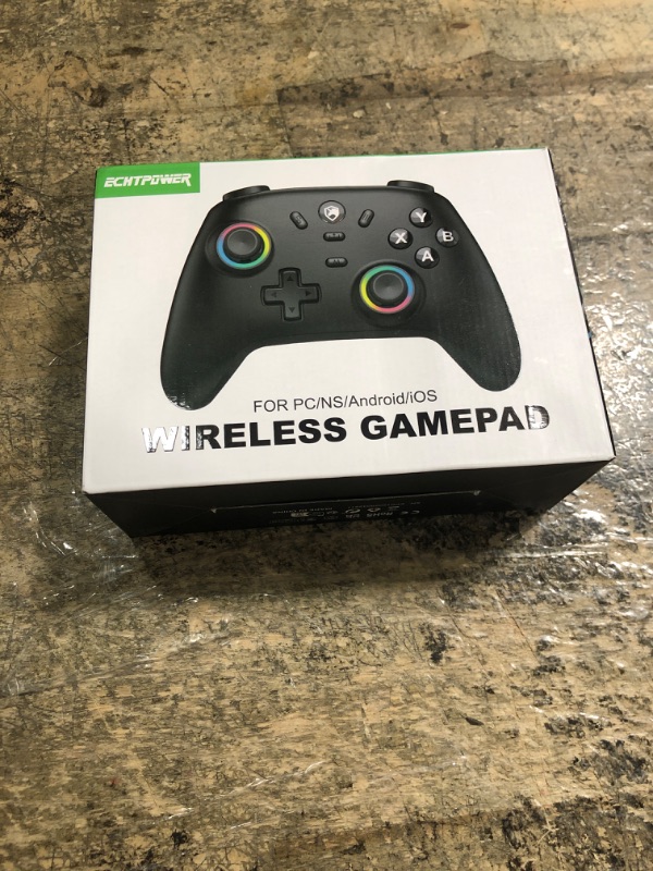 Photo 1 of ECHTPower Wireless PC Gaming Controller - Hall Effect Joystick, 2.4G & Wired 1000Hz Polling Rate, 800mAh Battery, Adjustable Turbo/Vibration - for PC/Switch/iOS/Android