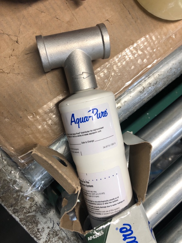 Photo 1 of 3M Aqua-Pure Whole House Scale Inhibition Inline Water System AP430SS, Prevents Scale Build Up On Hot Water Heaters and Boilers