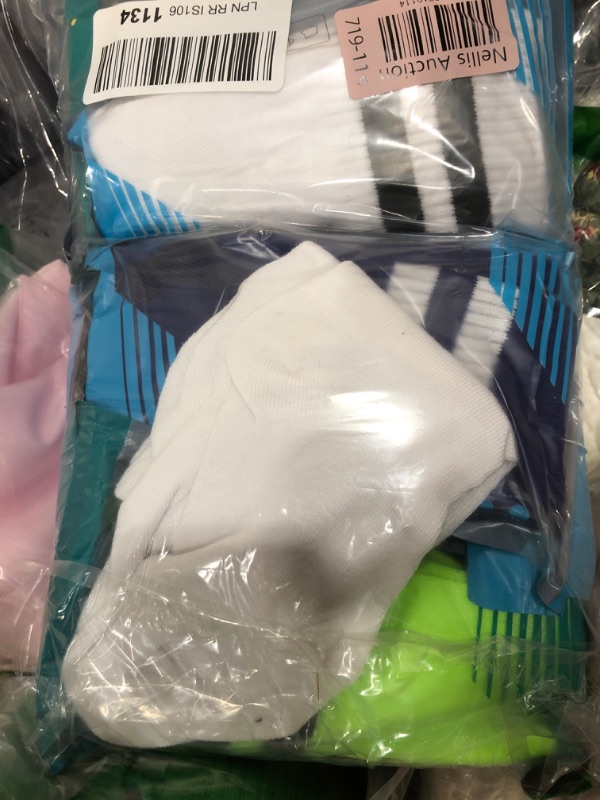Photo 1 of 10 Pairs Kids Soccer Socks Stretchy Knee High Tube Colorful Football Athletic Team Socks for Boys Girls (9-12 Years Old)
