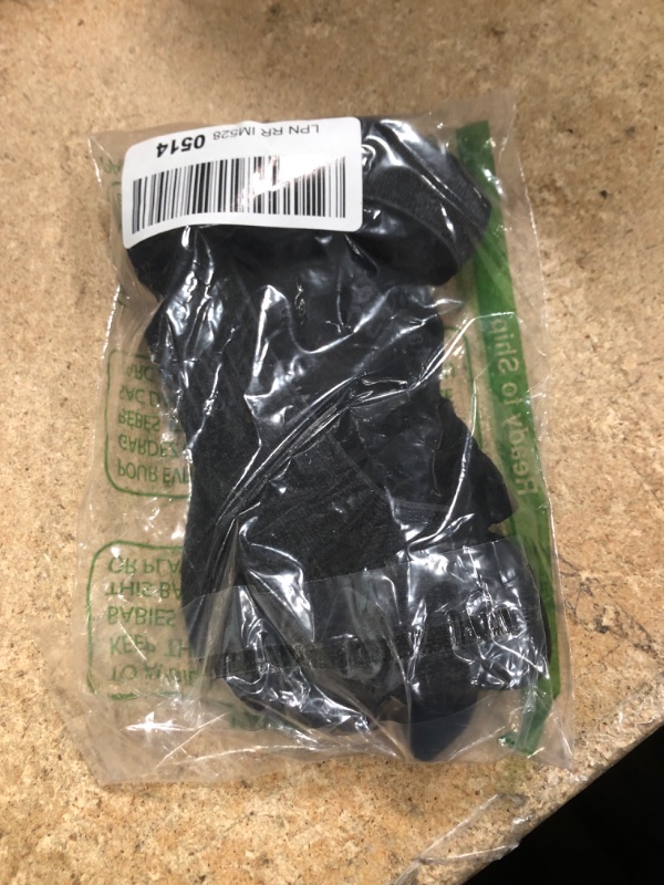 Photo 1 of Balega Blister Resist Performance No Show Athletic Running Socks for Men and Women (1 Pair), Black, X-Large
