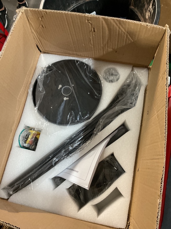 Photo 1 of 42 inch Ceiling Fans with Lights and Remote ,Indoor Outdoor Modern Ceiling Fans with Lights with 3CCT 6 Speeds Quiet DC Motor,Small Black Low Profile Ceiling Fan for Bedroom Living Room Patios