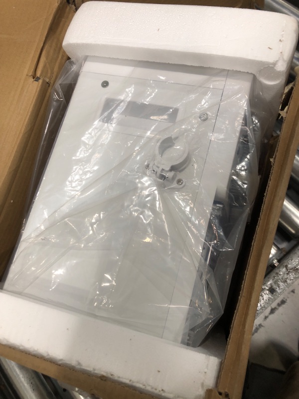 Photo 1 of Singing Machine Portable Karaoke Machine for Adults & Kids with Wired Microphone, White - Built-In Speaker, Bluetooth with LED Disco Lights - Karaoke System with CD+G Player & USB Connectivity
***MACHINE ONLY NO MIC.***