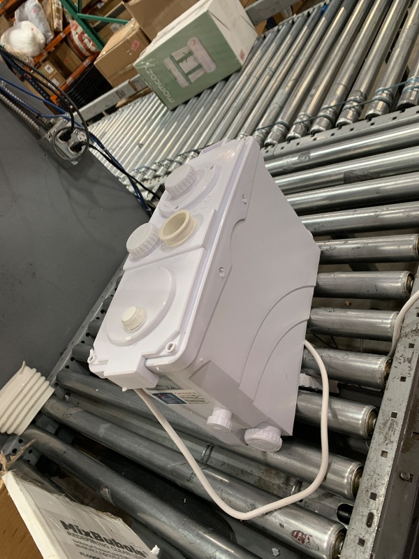 Photo 1 of 1200W Macerator Pump | PCB Function | Toilet Pump Upflush to 39.4ft/12 m,2800GPH Macerator Pump Toilet with 5 Water Inlets 2 Outlets for Basement, Laundry, Sink, Toilet/Pro
