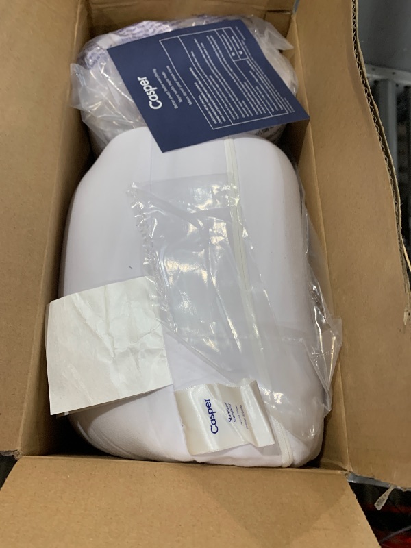 Photo 1 of Casper Sleep, Standard Hybrid Pillow, Two Pack, White 2 Count