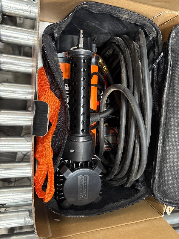 Photo 1 of ALL-TOP Air Compressor with Digital Pressure Gauge Tire Inflator Kit, 12V Portable Inflator 7.06ft³/Min, Offroad Air Pump for Truck Tires, Heavy Duty Max 150 PSI for 4x4 Vehicle & RV