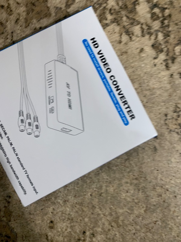 Photo 1 of Tengchi RCA to HDMI Converter, Composite to HDMI Adapter Support 1080P PAL/NTSC Compatible with PS one, PS2, PS3, STB, Xbox, VHS, VCR, Blue-Ray DVD Players