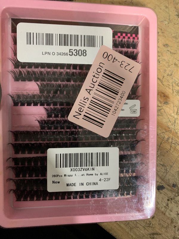 Photo 1 of 280Pcs Wispy Individual Lashes DIY Eyelash Extensions 8-16MM Fluffy D Curl Lash Extensions Lash Clusters 80D Cluster Eyelashes DIY at Home by ALICE