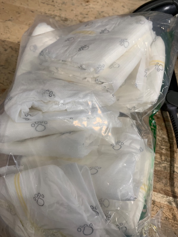 Photo 1 of Amazon Basics Male Dog Diapers, 30 Count, X-Small, Ultra Absorbent Disposable Wrap with Secure Fit, Leakproof and Comfortable