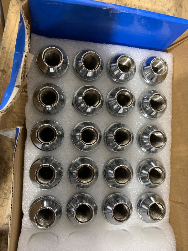Photo 1 of 20 Pcs 14x1.5mm Lug Nuts Replacement for Wrangler Gladiator Cherokee Grand Ram,1.46 Inch 7/8 Hex OEM Factory Style Large Acorn Seat Lug Nuts Factory Wheels