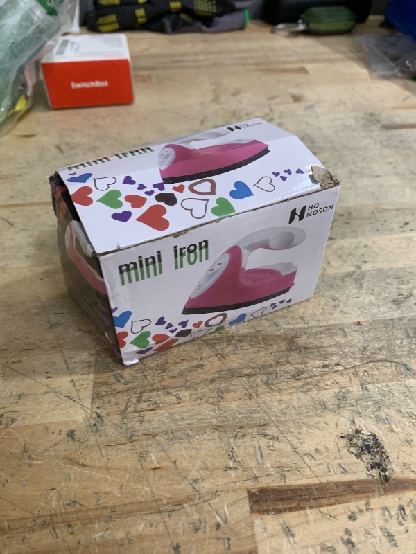 Photo 1 of Mini Craft Iron Mini Heat Press Mini Iron Portable Handy Heat Press Small Iron with Charging Base Accessories for Fuse Beads Patch DIY Shoes T-Shirts Heat Transfer Vinyl Projects(Light Purple)